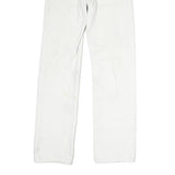 LEVI'S 501 Womens Jeans White Regular Straight Denim W26 L31 Classic Zip