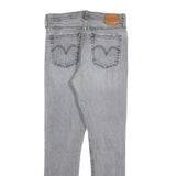 LEVI'S 501S Womens Jeans Grey Slim Skinny Denim Light W29 L30 Classic Button