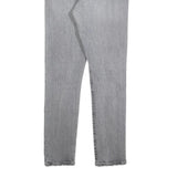 LEVI'S 501S Womens Jeans Grey Slim Skinny Denim Light W29 L30 Classic Button