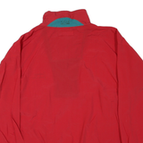 Mens Red California Yacht Club Classic Jacket M Polyester Zip Casual Outdoor