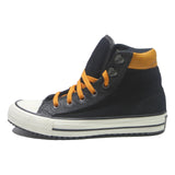 CONVERSE Chuck Taylor All Star Womens Lace-Up Trainers Black & Orange Suede UK 6