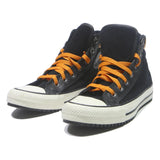 CONVERSE Chuck Taylor All Star Womens Lace-Up Trainers Black & Orange Suede UK 6
