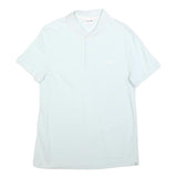 LACOSTE Mens White Short Sleeve Plain M Polo Shirt Cotton Classic Fit