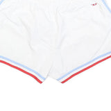 DIESEL Womens White & Red Casual Shorts M W28 Lightweight Design Comfort