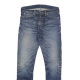 LEVI'S 510 Mens Slim Blue Denim Medium W32 L31 Slim Fit Zip Closure Jeans