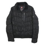 COLUMBIA Womens Black Outdoor Jacket XS Polyester Puffer Quilted Zip Pocket