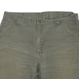 CARHARTT Mens Workwear Cotton Blend Olive Green Casual Shorts L W38