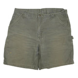 CARHARTT Mens Workwear Cotton Blend Olive Green Casual Shorts L W38