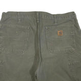 CARHARTT Mens Workwear Cotton Blend Olive Green Casual Shorts L W38