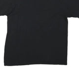 ADIDAS Mens Black Cotton Blend Graphic T-Shirt L Crew Neck Short Sleeve