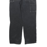 DICKIES Mens Relaxed Black Cotton Blend Denim Jeans W33 L32 Workwear Zip Closure
