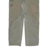 DICKIES Mens Cotton Blend Beige Regular Fit Straight Leg Trousers W40 L32