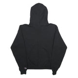 CHAMPION Mens Black Biola University Pullover Hoodie S Cotton Blend