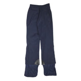 MOTHER KARENS Womens Blue & Navy Polyester Blend Regular Straight Woven Trousers