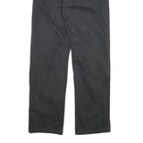 LEVI'S Mens Regular Zip Cotton Blend Black Waist W28 L29 Trousers Straight Fit