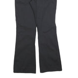 DICKIES Womens Cotton Blend Black Slim Bootcut Trousers W30 L30 Workwear