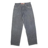 BLUEWINSTON Mens Jeans Blue Regular Straight Denim Medium W34 L34 Zip