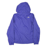 THE NORTH FACE Womens Purple & Pink Outdoor Jacket M Woven Plain Hooded Zip