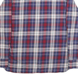 TOMMY HILFIGER Mens Blue Red White Check Shirt XL Casual Cotton Long Sleeve