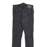 LEVI'S 512 Tapered Mens Jeans Black Slim Tapered Denim W30 L34 Distressed