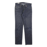 LEVI'S 511 Big E Mens Slim Jeans Denim Dark W30 L32 Classic Zip Cotton Blend