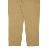 CARHARTT Mens Cotton Blend Beige Relaxed Straight Trousers W42 L32 Workwear