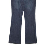 DKNY Womens Blue Regular Fit Straight Denim Jeans W31 L32 Cotton Blend Zip