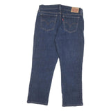 LEVI'S Womens Jeans Blue Regular Straight Denim Medium W30 L24 Zip Closure