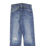 LEVI'S 501 Mens Blue Regular Straight Denim Medium W29 L30 Classic Cotton Blend
