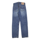 LEVI'S 501 Mens Blue Regular Straight Denim Medium W29 L30 Classic Cotton Blend