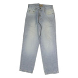 ALL DENIM Mens Regular Fit Light Blue Denim Jeans W30 L29 Classic Cotton Zip