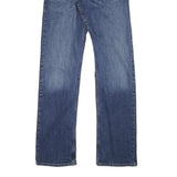 LEVI'S 514 Slim Mens Jeans Blue Slim Straight Denim Medium W30 L32 Classic Zip