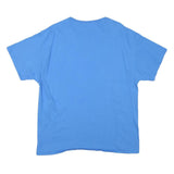 CHAMPION Mens Blue XL Short Sleeve Crew Neck Cotton Blend T-Shirt Logo Print