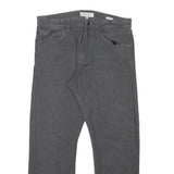 CALVIN KLEIN JEANS Mens Regular Fit Grey Cotton Blend Trousers W32 L27 Casual