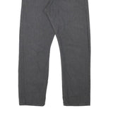 CALVIN KLEIN JEANS Mens Regular Fit Grey Cotton Blend Trousers W32 L27 Casual