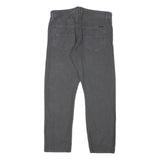 CALVIN KLEIN JEANS Mens Regular Fit Grey Cotton Blend Trousers W32 L27 Casual
