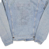 LEVI'S Mens Blue Cotton Denim Jacket L Button Plain Classic Vintage