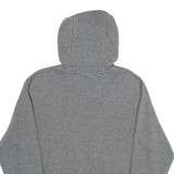 NIKE Mens Grey Hoodie M Cotton Blend Pullover Drawstring Hood Sweatshirt