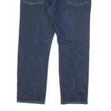 LEVI'S 502 Mens Jeans Blue Regular Straight Denim Raw W33 L25 Classic Zip Cotton