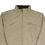 KICKERS Mens Beige Jacket XL Polyester Blend Plain Zip Comfortable Casual