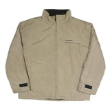 KICKERS Mens Beige Jacket XL Polyester Blend Plain Zip Comfortable Casual