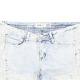FB SISTER Womens Shorts Blue Casual Denim M W28 Lace Trim Summer Wear
