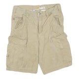 CARHARTT Mens Shorts Beige Casual Cargo Relaxed Fit M W30 Workwear Pockets