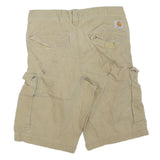 CARHARTT Mens Shorts Beige Casual Cargo Relaxed Fit M W30 Workwear Pockets