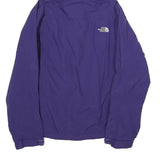 THE NORTH FACE Womens Purple Nylon Outdoor Jacket S HyVent Zip Hooded Plain