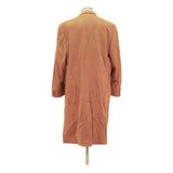 Mens Camel Wool Blend Classic Jacket XL Button Plain Wool Blend Classic Fit