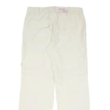 TCM Womens Beige Regular Fit Zip Closure Polyester Blend Trousers W34 L32