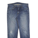 LEVI'S 514 Classic Mens Jeans Blue Classic Straight Denim Medium W32 L30 Zip