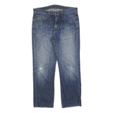 LEVI'S 514 Classic Mens Jeans Blue Classic Straight Denim Medium W32 L30 Zip