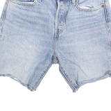 LEVI'S Womens Denim Blue Casual Cut-Off Shorts Size S W26 Classic Fit